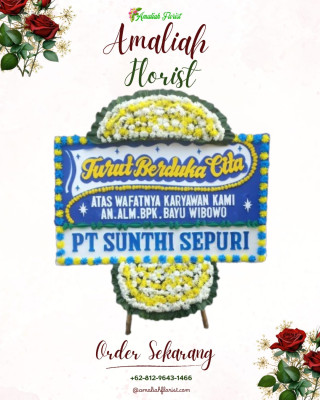 Papan Bunga Duka di Cikeusi