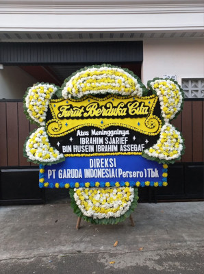 Papan Bunga Duka di Cikeusi