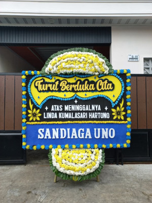Papan Bunga Duka di Cikeusi